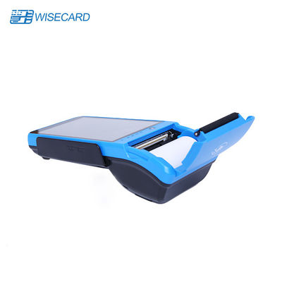 4 PSAM 5800mAh 4G Mobile POS Terminal PCI 5.0 With Thermal Printer