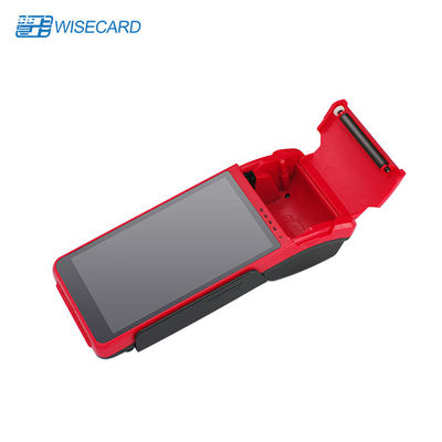 EMV PCI 4G Android Mobilna maszyna POS z czytnikiem linii papilarnych