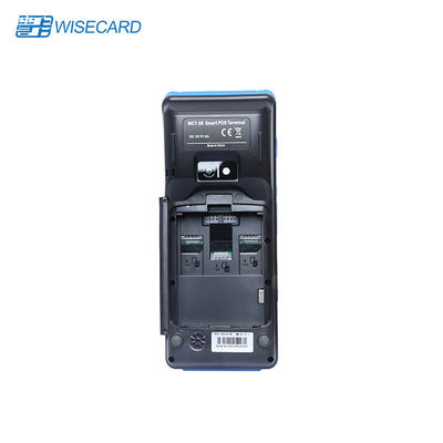 Ręczny mobilny przenośny czytnik NFC Terminal POS z czytnikiem linii papilarnych drukarki