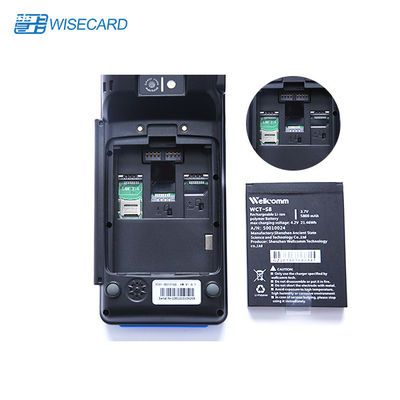 EMV PBOC Android 4G Ręczny terminal POS 4 PSAM z drukarką termiczną