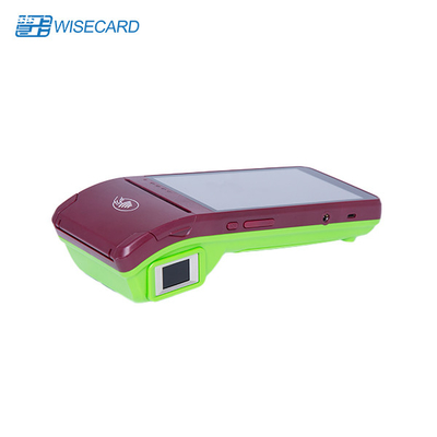 5800mAh Biometryczny terminal mobilny POS 4 PSAM PCI EMMC z biometrycznym