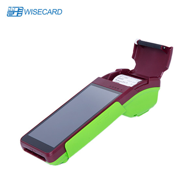 PCI Bluetooth Smart Pos Terminal Scarlett Green 80mm Drukarka 5800mAh
