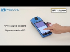 Inteligentny terminal POS Wi-Fi Bluetooth, maszyna POS ze skanerem linii papilarnych